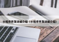 小程序开发详细介绍（小程序开发详细介绍）