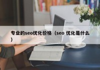 专业的seo优化价格（seo 优化是什么）