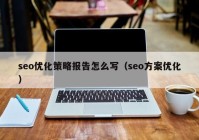 seo优化策略报告怎么写（seo方案优化）