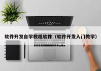 软件开发自学教程软件（软件开发入门教学）