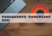 专业网站建设定制开发（专业网站建设定制开发流程）