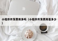 小程序开发费用多吗（小程序开发费用是多少）