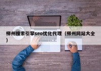 柳州搜索引擎seo优化代理（柳州网站大全）