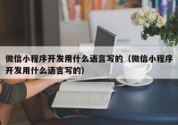 微信小程序开发用什么语言写的（微信小程序开发用什么语言写的）