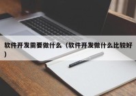 软件开发需要做什么（软件开发做什么比较好）